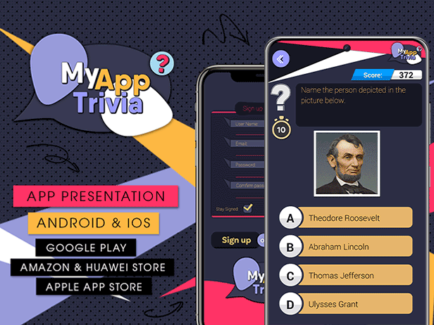 Advanced Trivia Quiz App with CMS & AdMob + GDPR - Android & iOS - 4